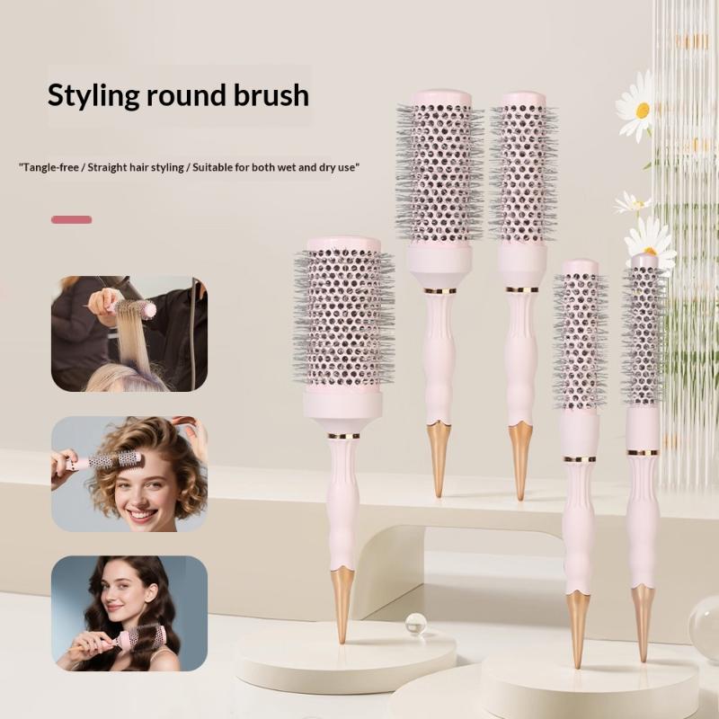 Home Barber - 1PC Hair Curling Comb Brush Round