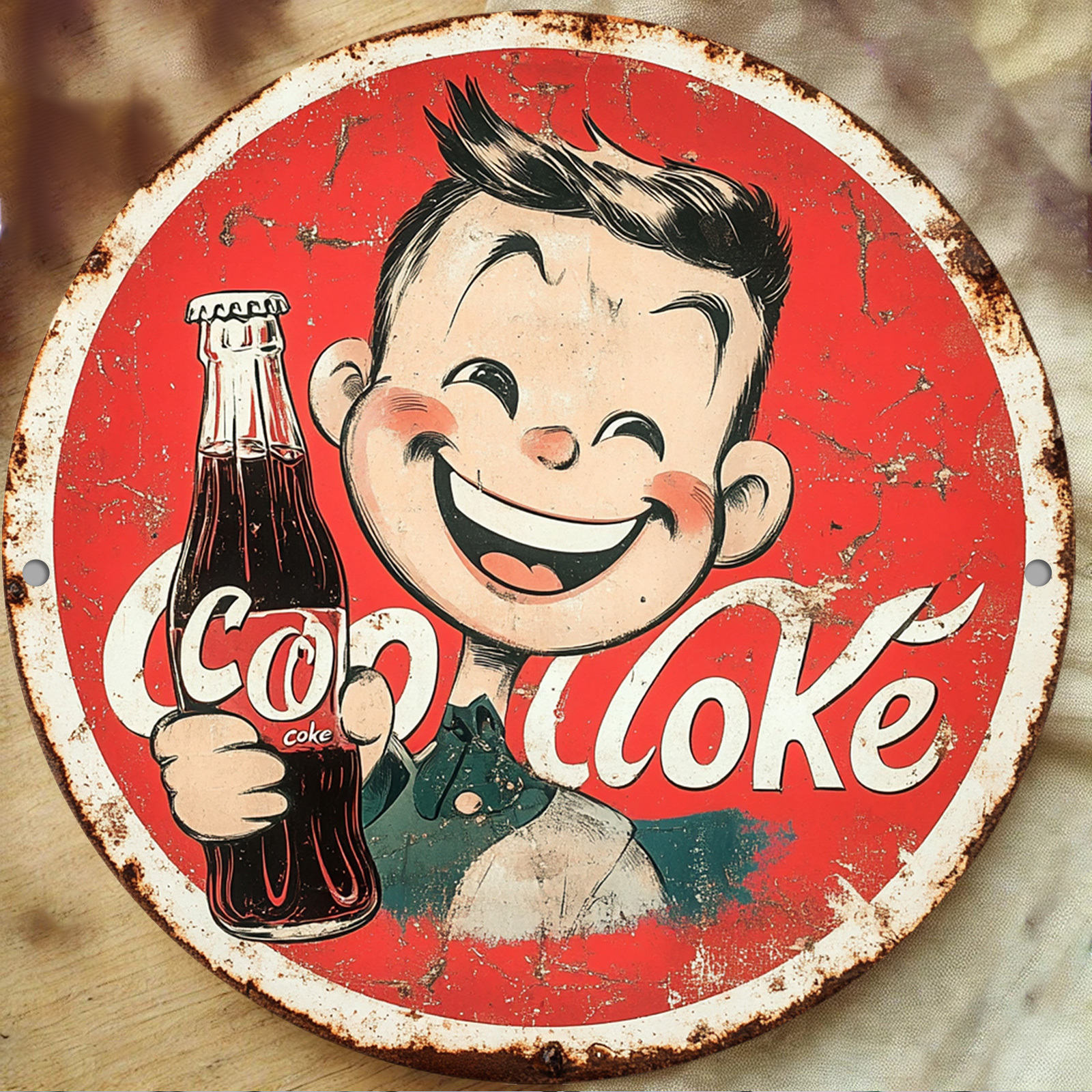 Vintage-Style Cola Advertiseme - огляд і ціна Home Bar Accessories