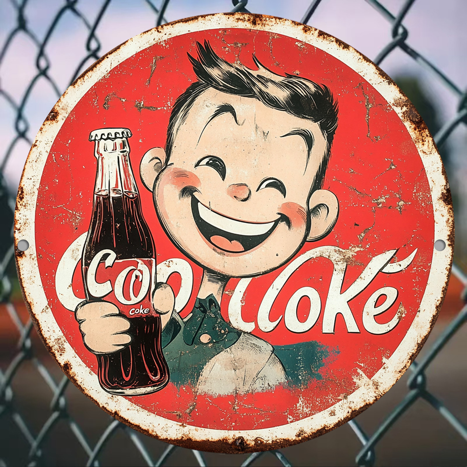 Vintage-Style Cola Advertiseme - огляд і ціна Home Bar Accessories