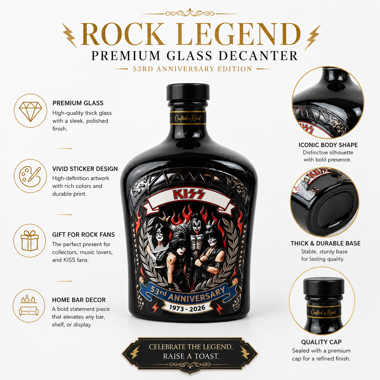 1973-2026 KISS Heavy Metal Roc - огляд і ціна Home Bar And Counter