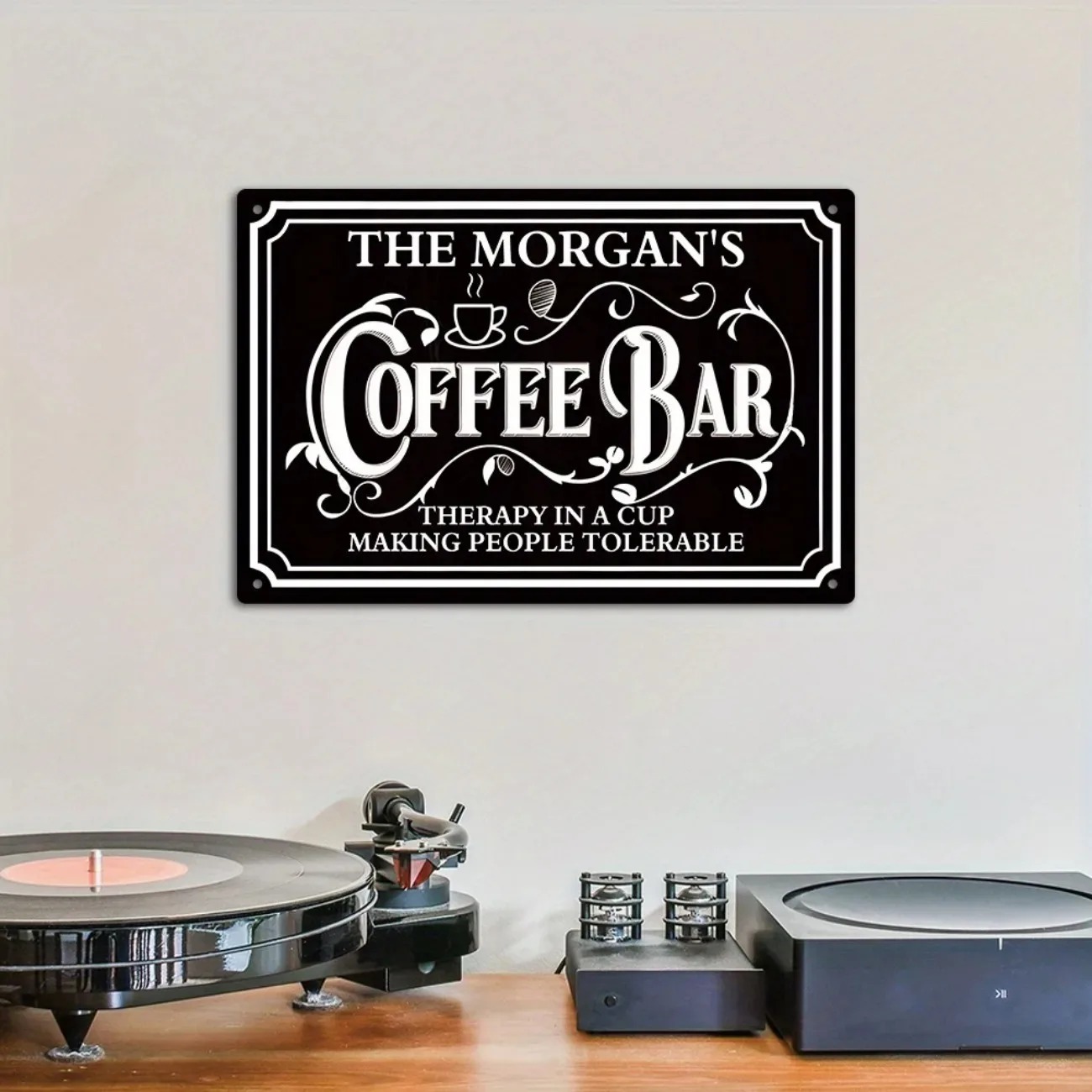 1PC Custom Text The Morgan's C - огляд і ціна Home Bar And Coffee