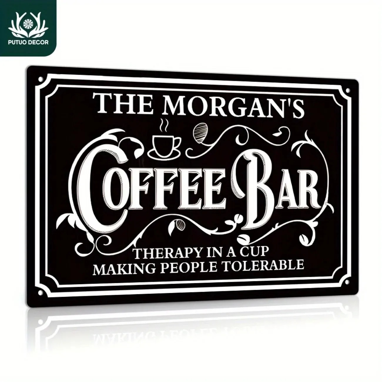 1PC Custom Text The Morgan's C - огляд і ціна Home Bar And Coffee