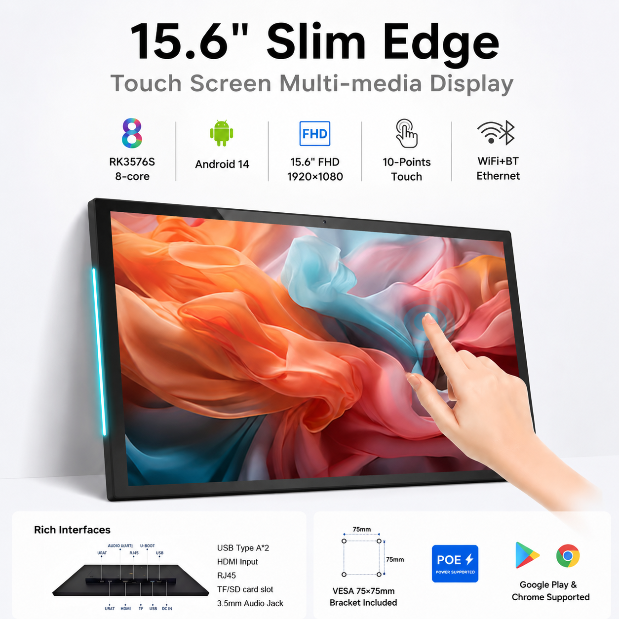 15 Inch 16:10 Wall Mount Andro - огляд і ціна Home Bar Android