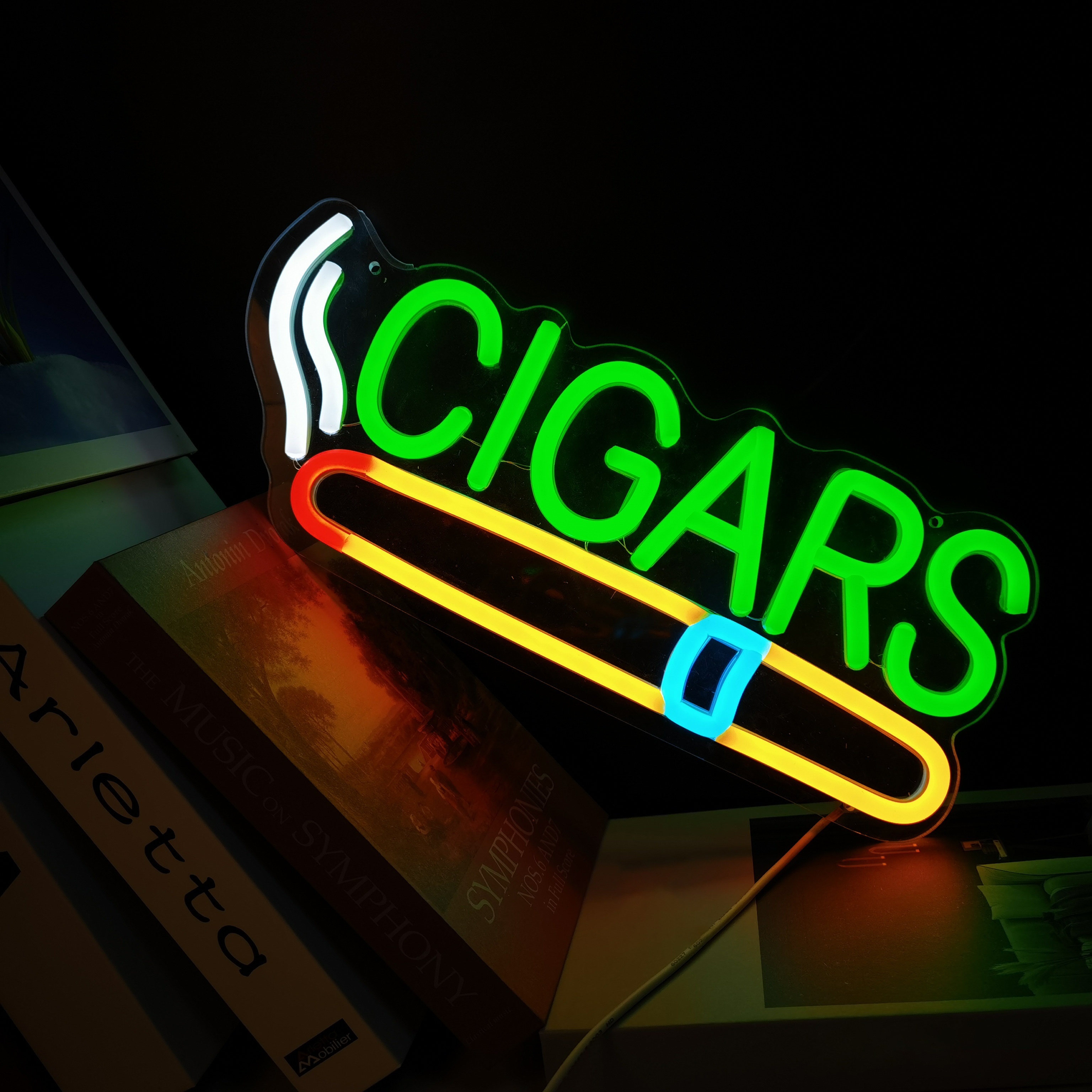 Cigar Shop Neon Sign, For Home - огляд і ціна Home Bar Lounge