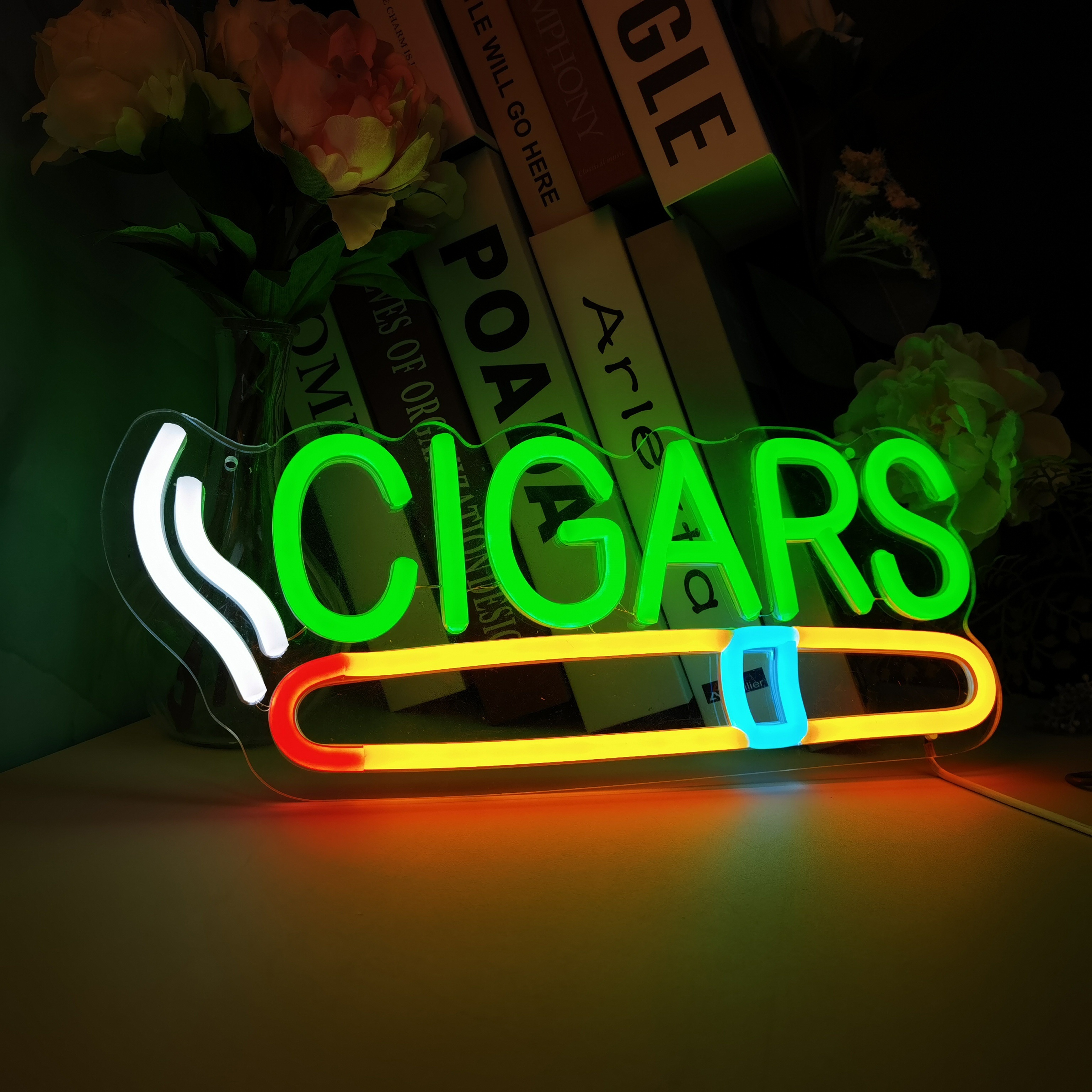 Cigar Shop Neon Sign, For Home - огляд і ціна Home Bar Lounge
