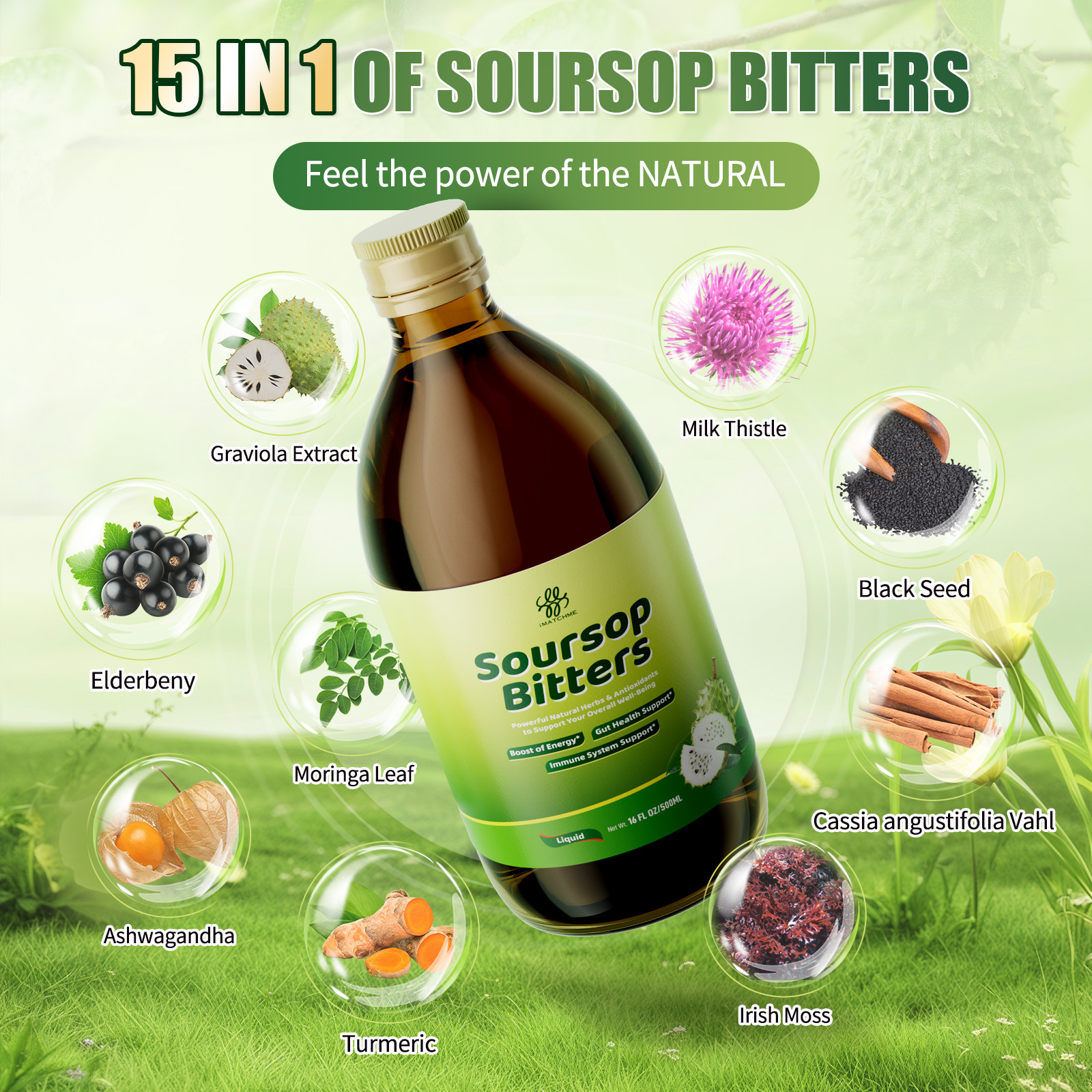 Soursop Bitters - Natural Orga - огляд і ціна Bitters Bottle Set