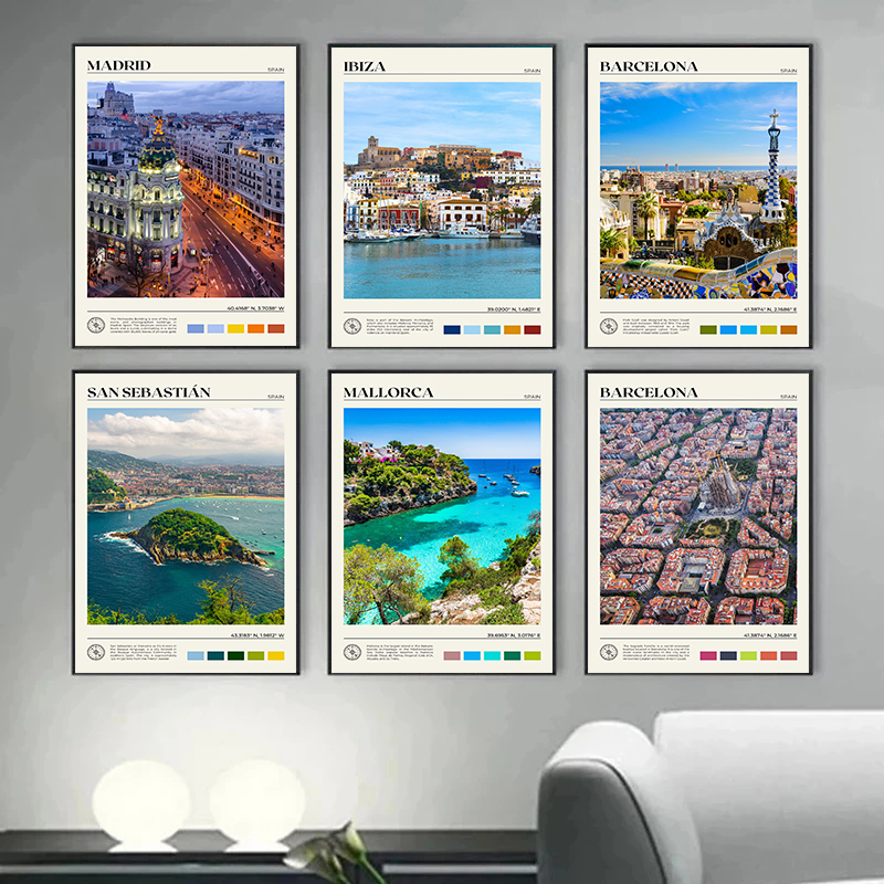 Spain Travel Scenery Poster Se - огляд і ціна Home Barcelona