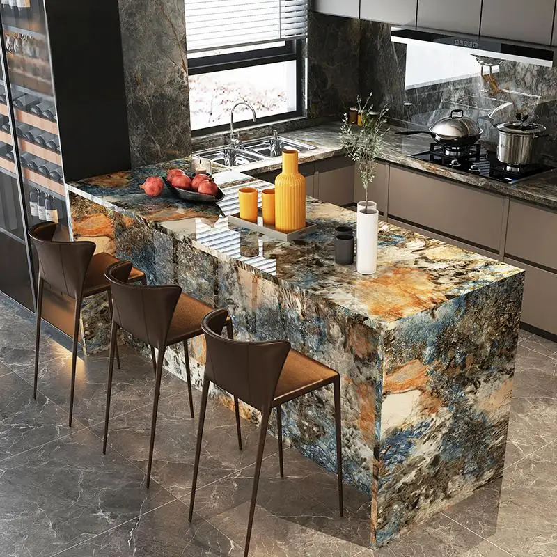 Any Size Custom Natural Marble - огляд і ціна Home Bar And Counter
