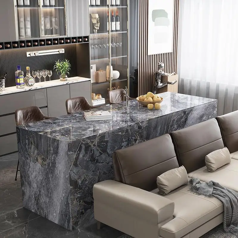 Any Size Custom Natural Marble - огляд і ціна Home Bar And Counter