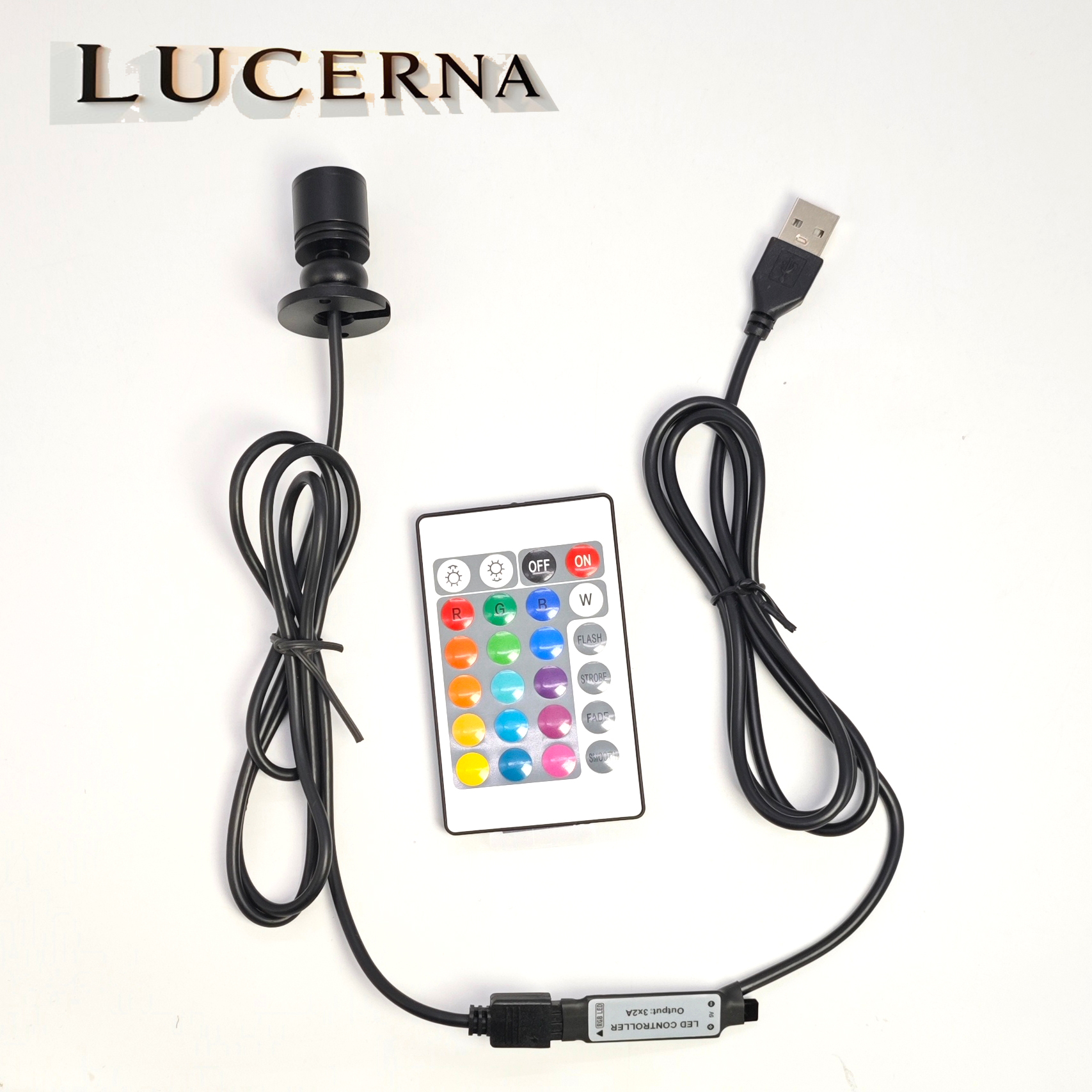 USB 5V RGB Mini LED Spotlight  - огляд і ціна Home Bar And Counter