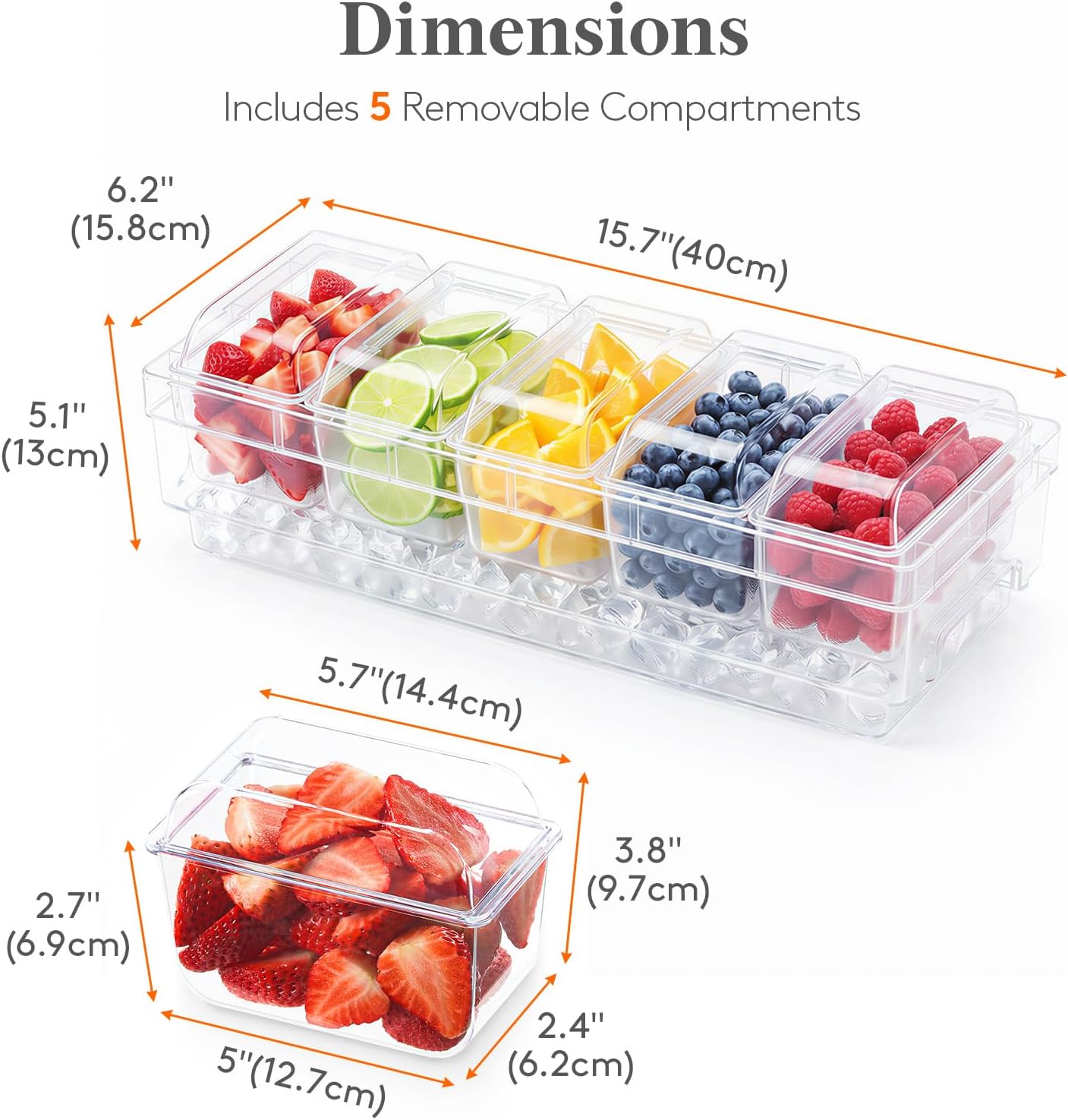 Homiva Store Lifewit Chilled C - огляд і ціна Garnish Tray Set