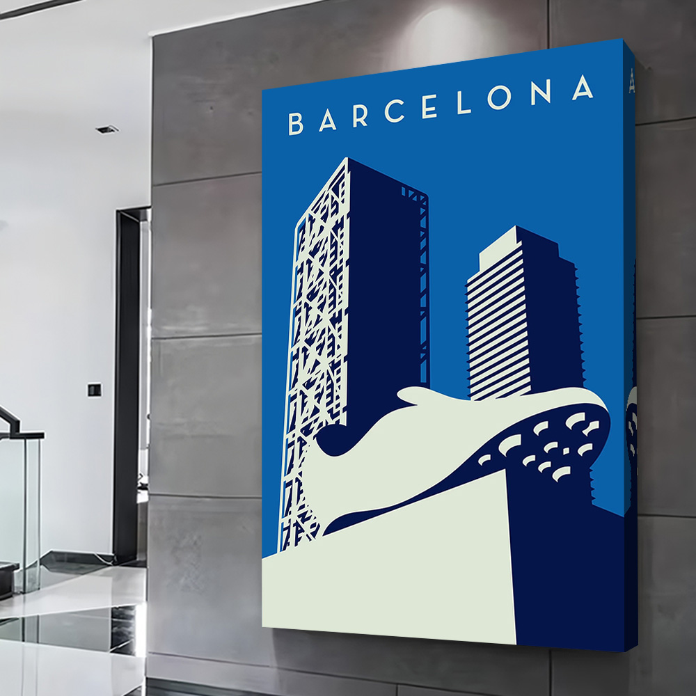Barcelona Cityscape With Socce - огляд і ціна Home Barcelona