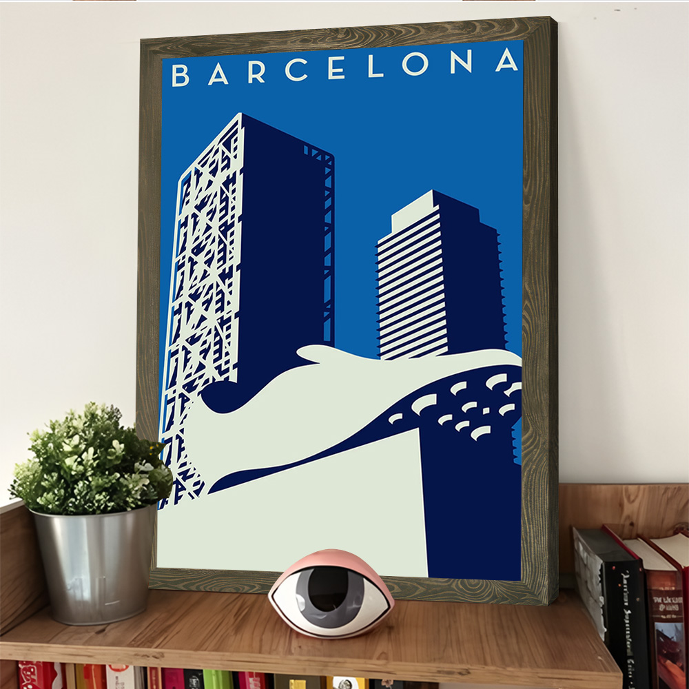 Barcelona Cityscape With Socce - огляд і ціна Home Barcelona