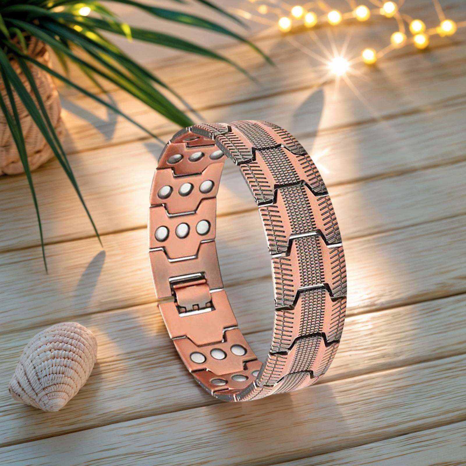 3-Row Magnetic Copper Bracelet - огляд і ціна Home Bar Android