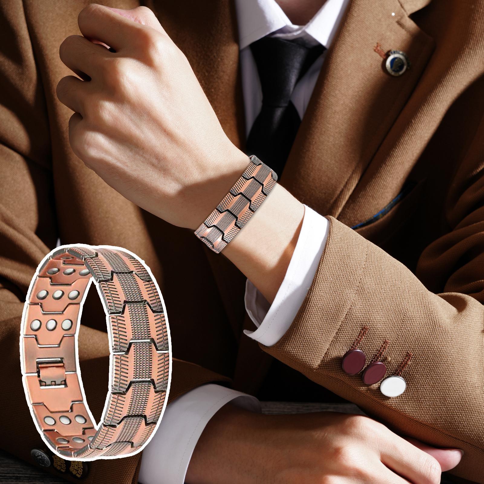 3-Row Magnetic Copper Bracelet - огляд і ціна Home Bar Android