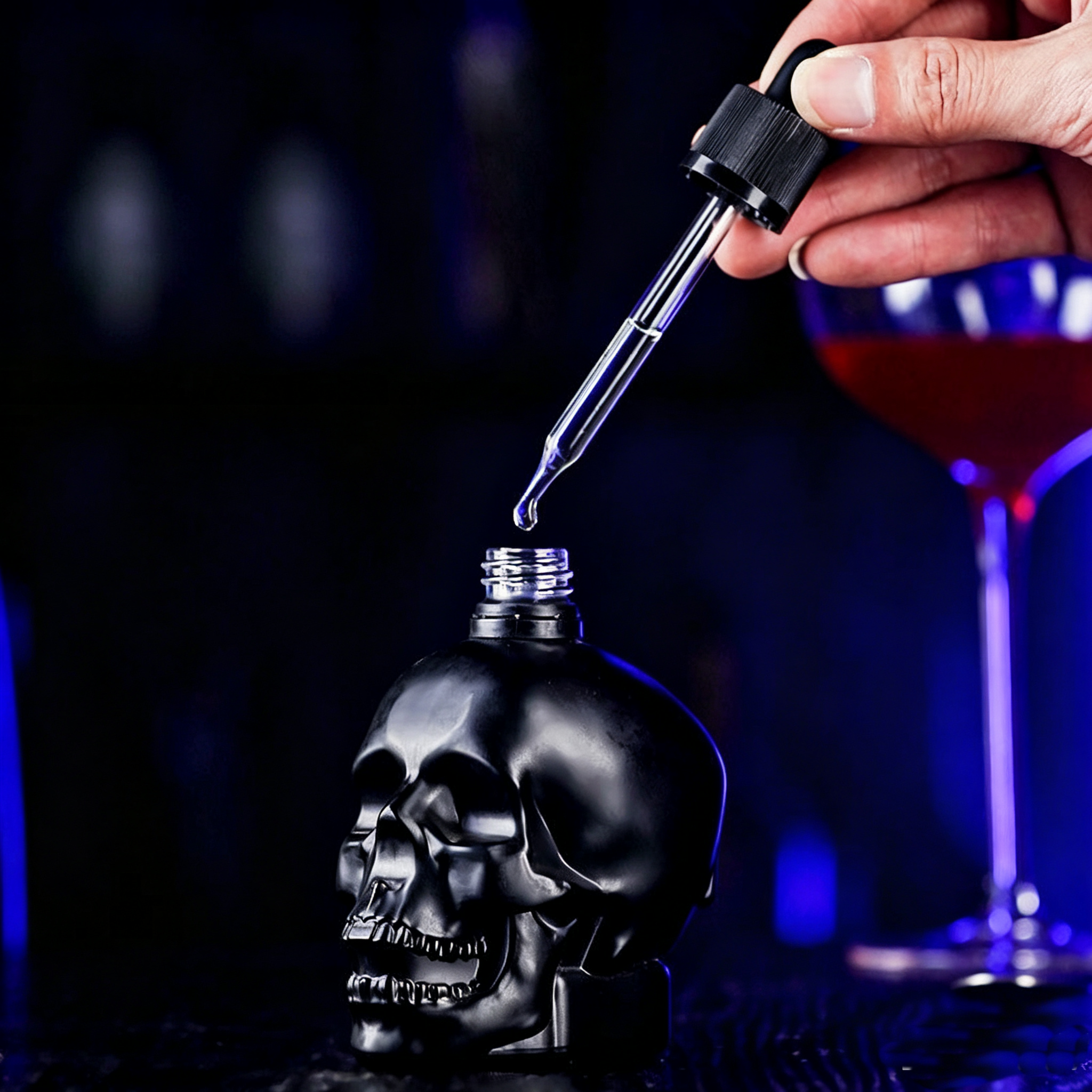 Skull Bittle Bottle Dropper Bo - огляд і ціна Bitters Bottle Set