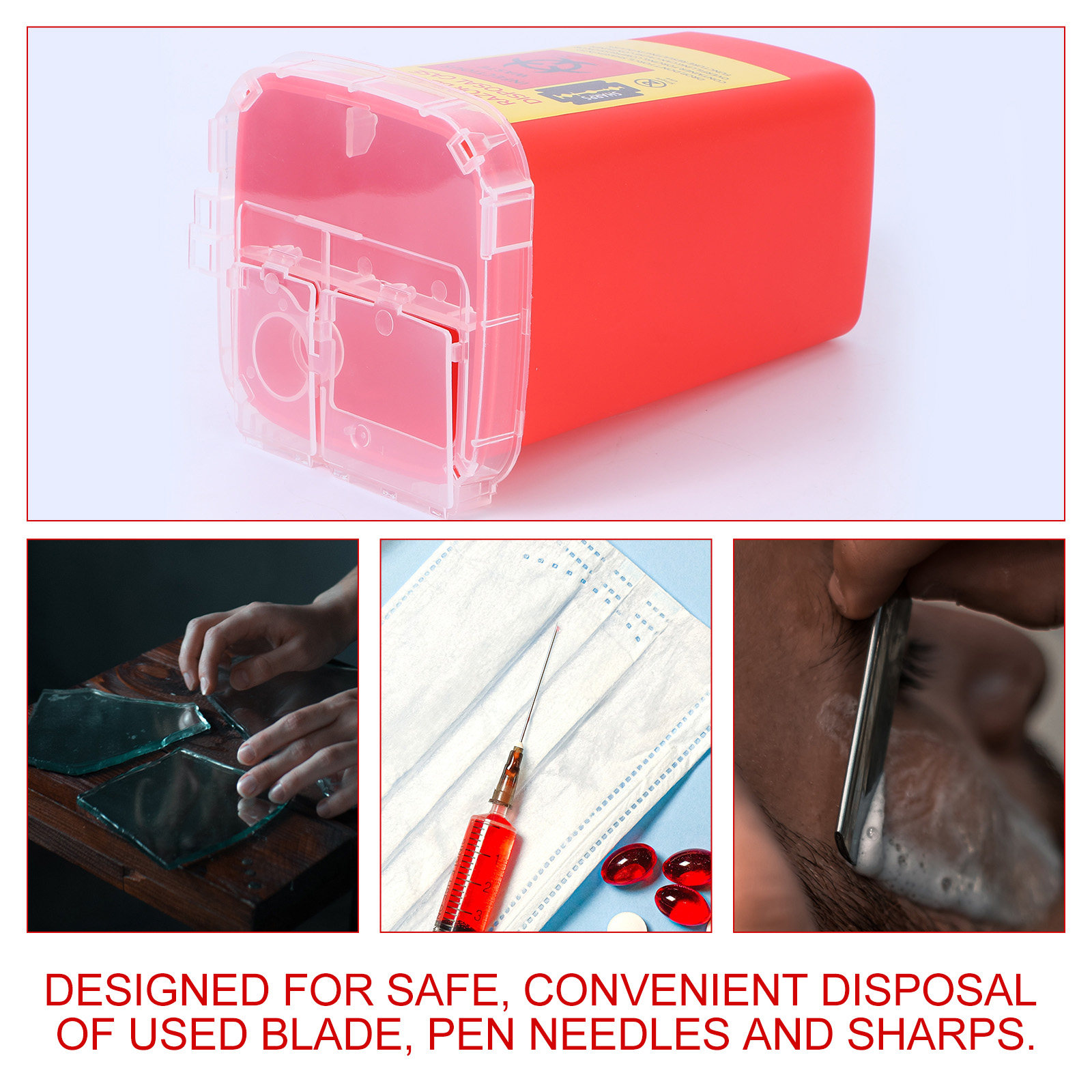 1pc Blade Disposal Container A - огляд і ціна Home Barbershop