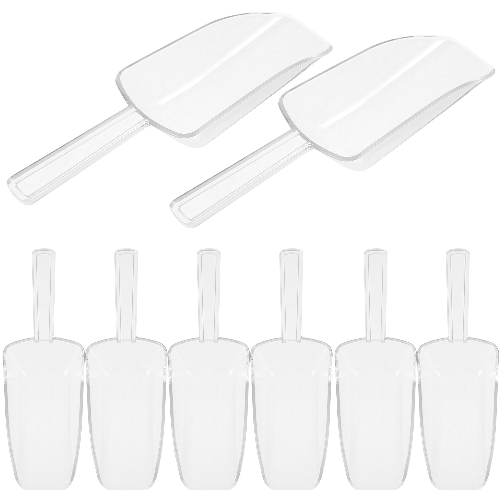 8Pcs Food Scoop Mini Clear Pla - огляд і ціна Ice Pick Pick