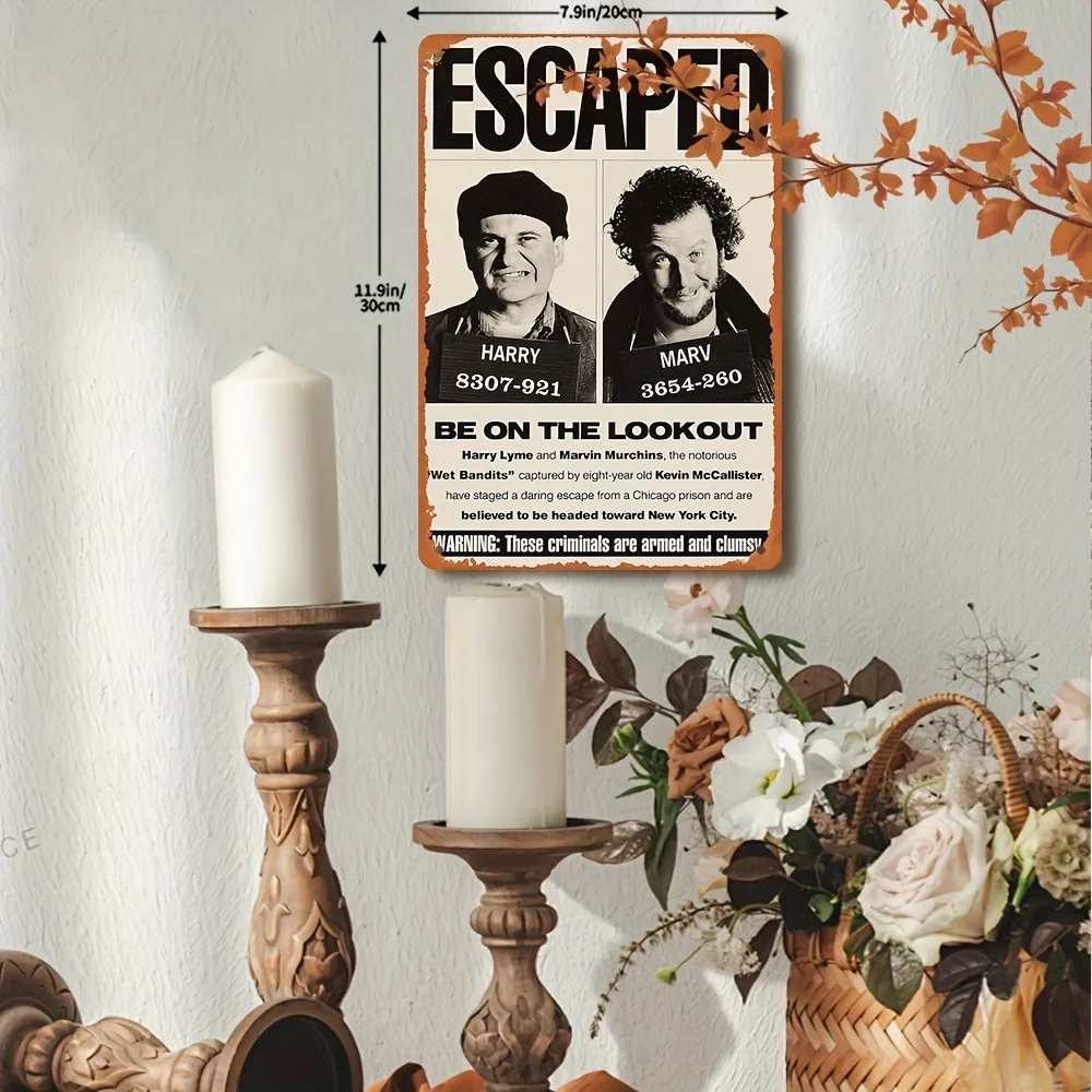 Vintage Home Alone Sign, 1pc 8 - огляд і ціна Home Bar Accessories