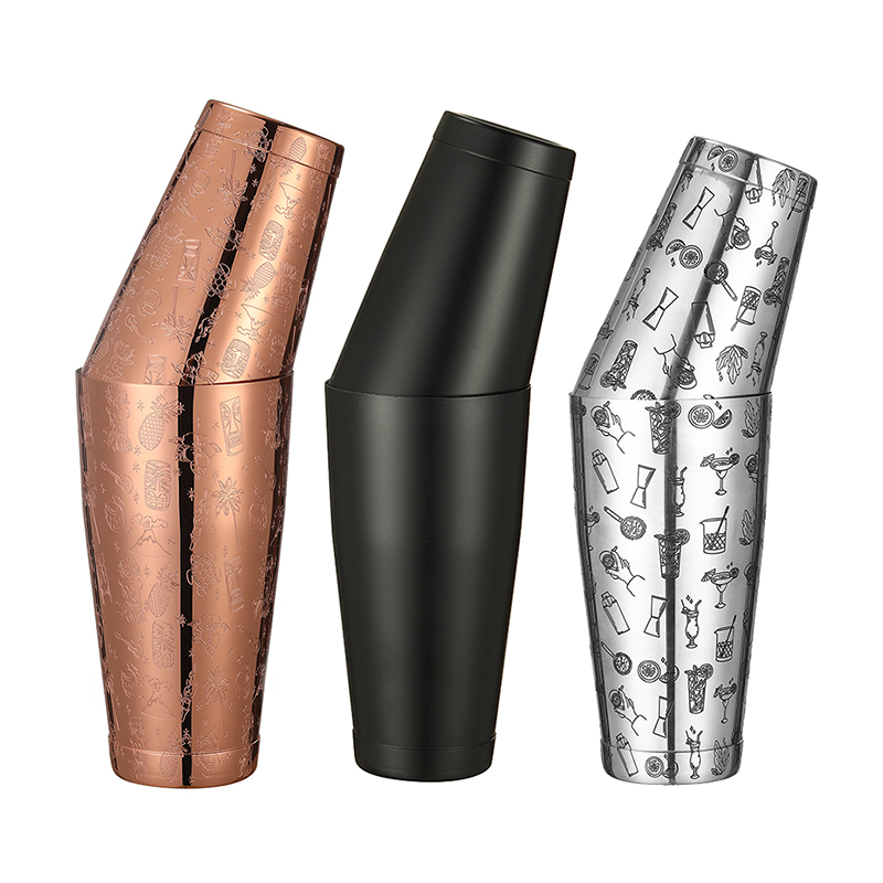 Stainless Steel Boston Shaker  - огляд і ціна Bitters Bottle Set