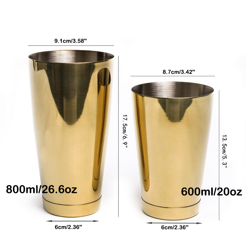 Stainless Steel Boston Shaker  - огляд і ціна Bitters Bottle Set