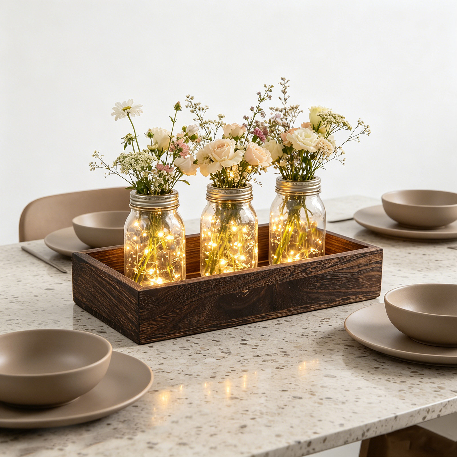 Wooden Tray for Candle Holder  - огляд і ціна Home Bar And Counter