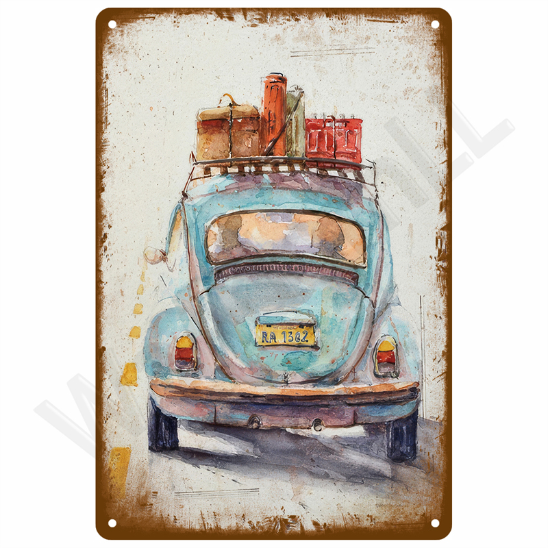 Vintage Metal Plate Tin Sign P - огляд і ціна Home Bar Accessories
