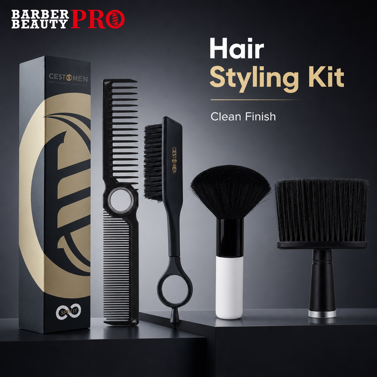 3Pcs Barber Hair Styling Kit w - огляд і ціна Home Barber