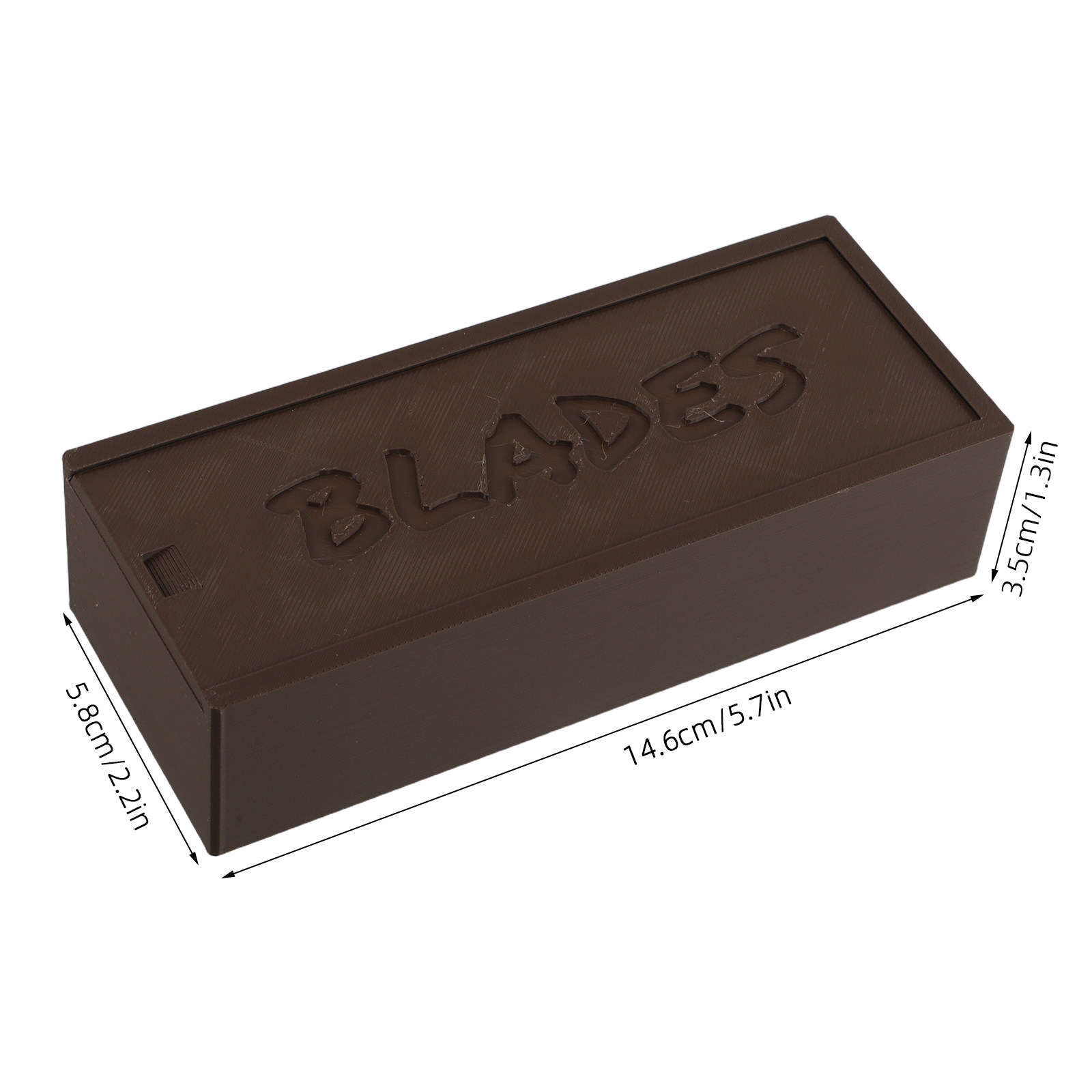 Plastic Brown Blade Storage Do - огляд і ціна Home Barber