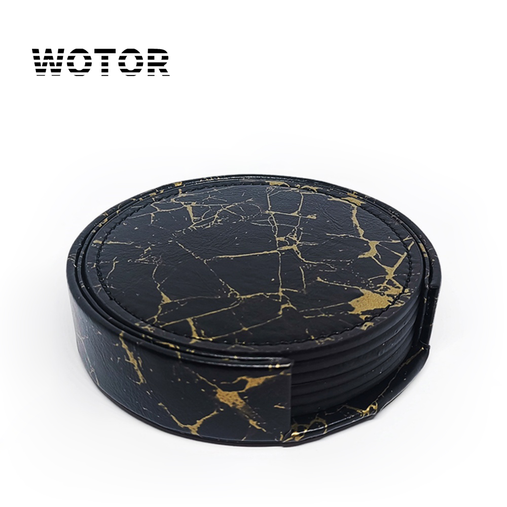 WOTOR 6PCS Stone Grain Leather - огляд і ціна Home Bar And Counter