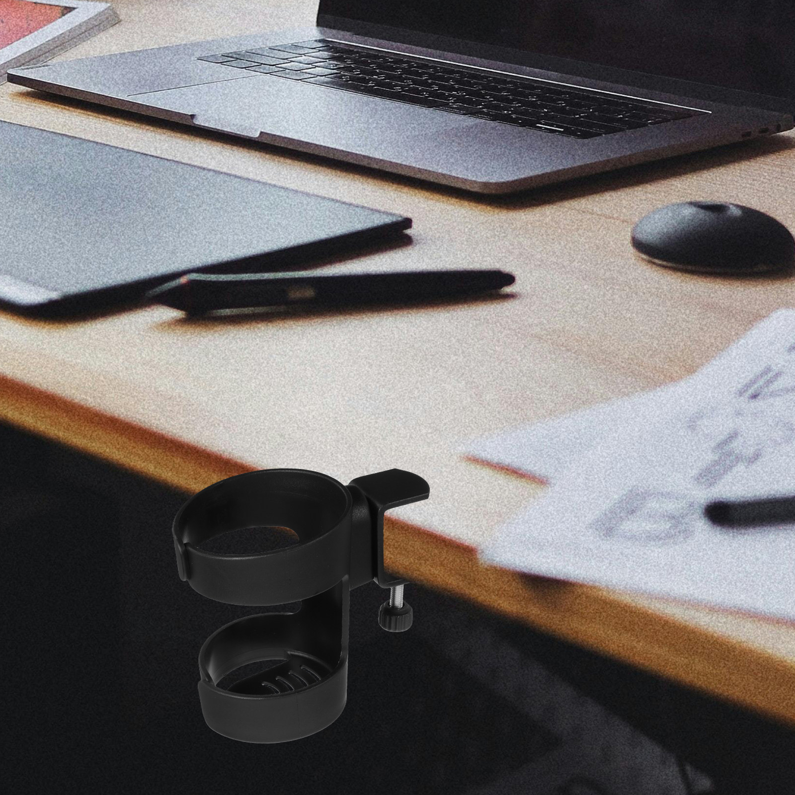 Desk Cup Holder Clamp Adjustab - огляд і ціна Home Bar And Coffee