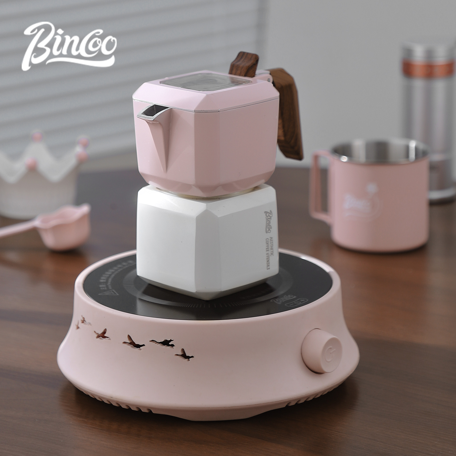 BINCOO Dual Valve Moka Pot Squ - огляд і ціна Home Barista