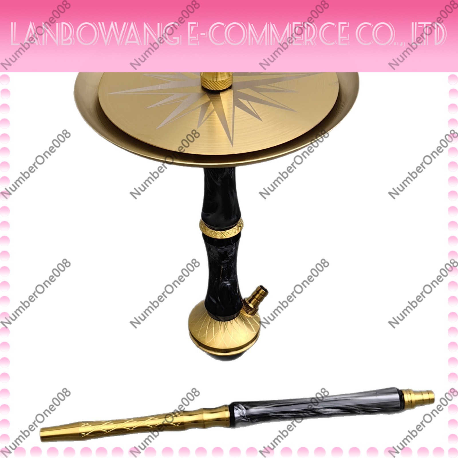Stainless Steel Hookah Set Pea - огляд і ціна Home Bar Lounge