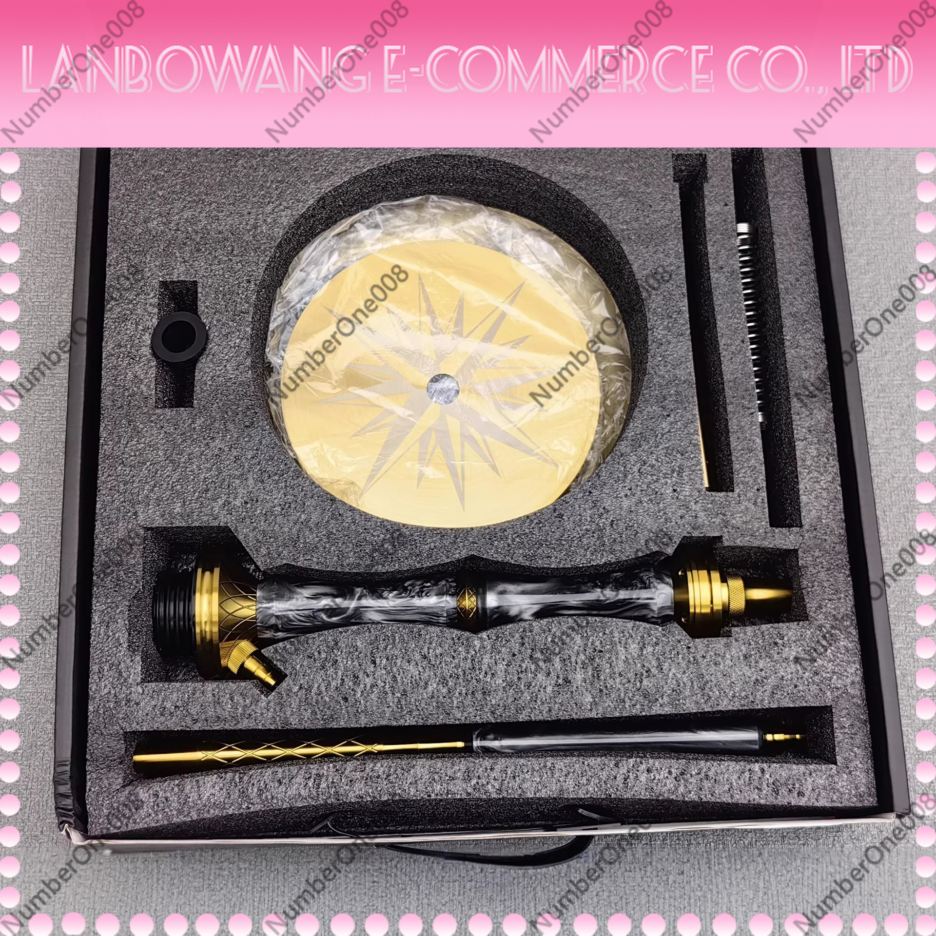 Stainless Steel Hookah Set Pea - огляд і ціна Home Bar Lounge