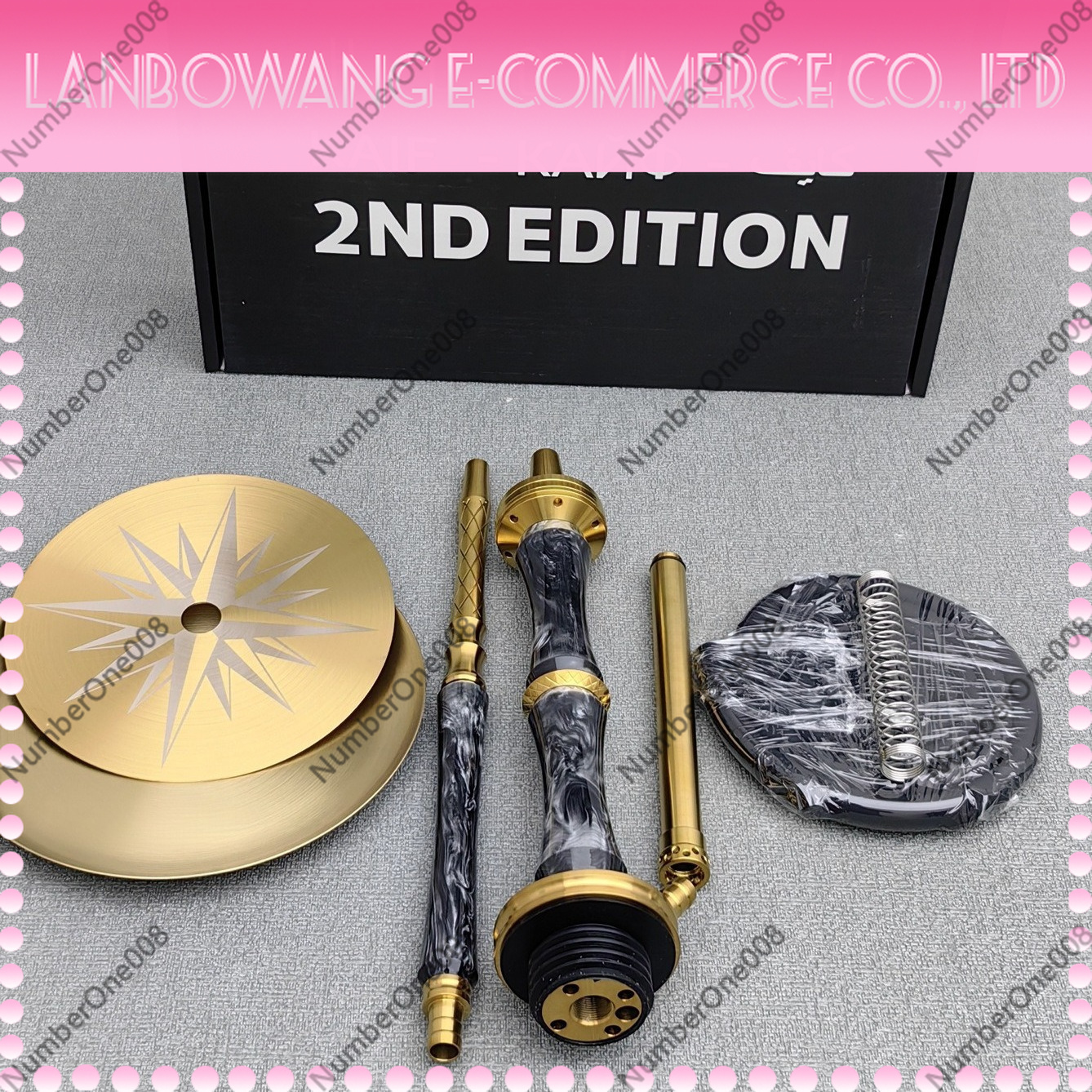 Stainless Steel Hookah Set Pea - огляд і ціна Home Bar Lounge