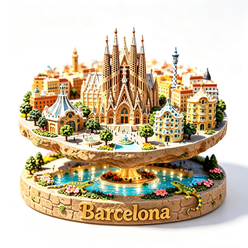 Spain Metal Fridge Magnets Bar - огляд і ціна Home Barcelona